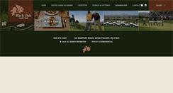 Desktop Screenshot of blackoakgolfclub.com