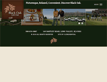 Tablet Screenshot of blackoakgolfclub.com